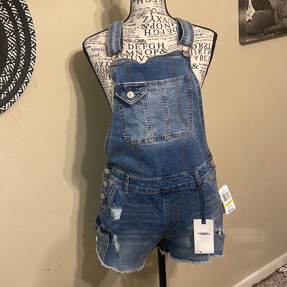 Denim Overalls - Size M